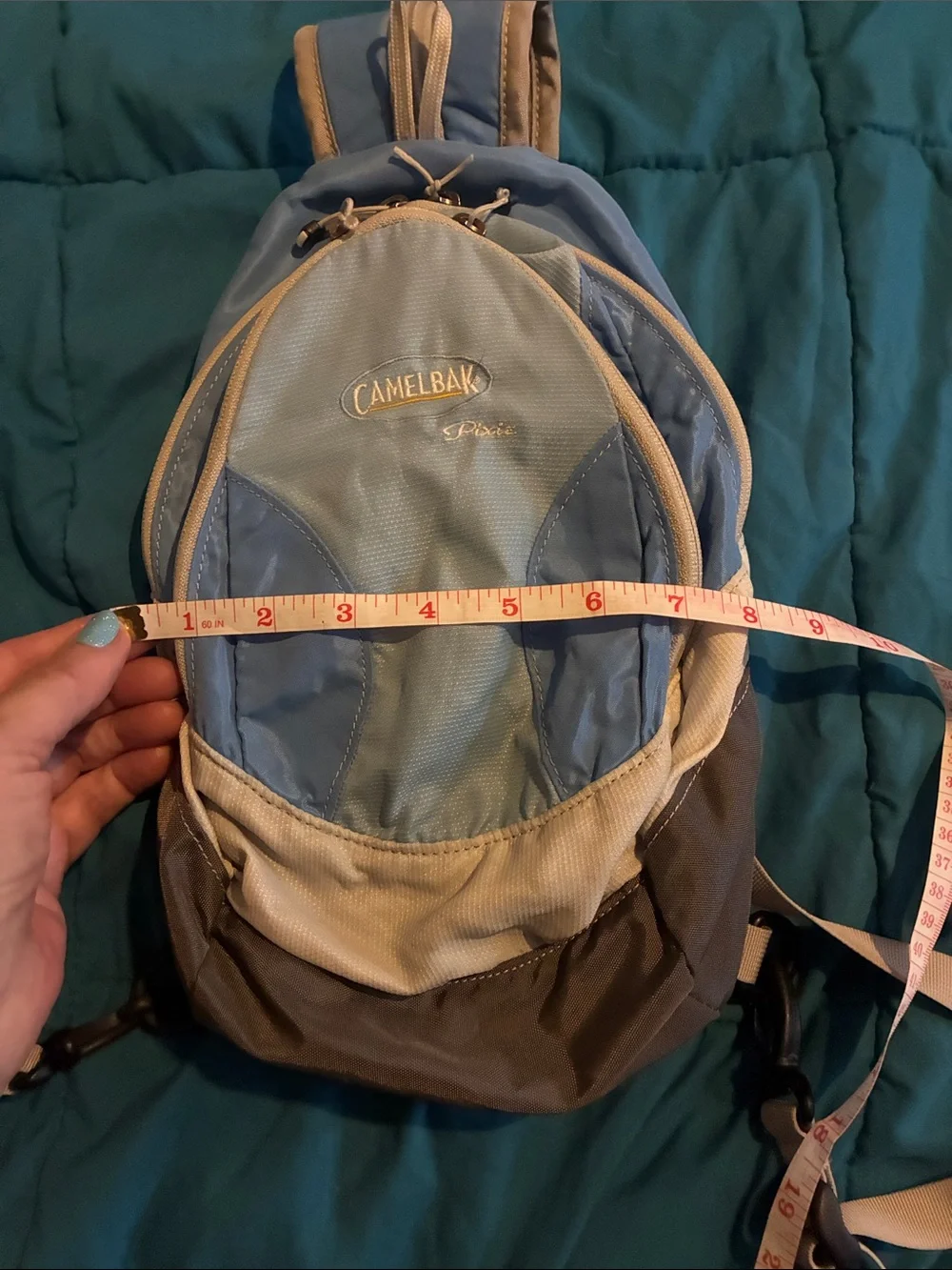 CamelBak Light Blue & Gray Women's Hydration Backpack (no bladder)